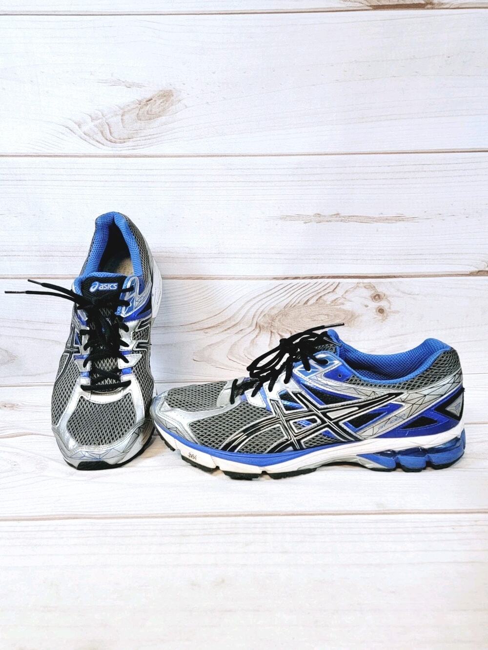 ASICS GT-1000 Mens Running Shoes Navy Blue Gray T4K3N Size 14